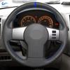 Car Accessories Interior Steering Wheel Cover Microfiber Leather Trim For Nissan Frontier Pathfinder III Xterra Navara
