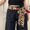 195*4cm Leopard Scarf Leopard Print Neckerchief Fashion Women Belt Women
