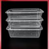 Transparent Rectangular Disposable Lunch Box - Food-Grade Thickened Plastic for Takeaway