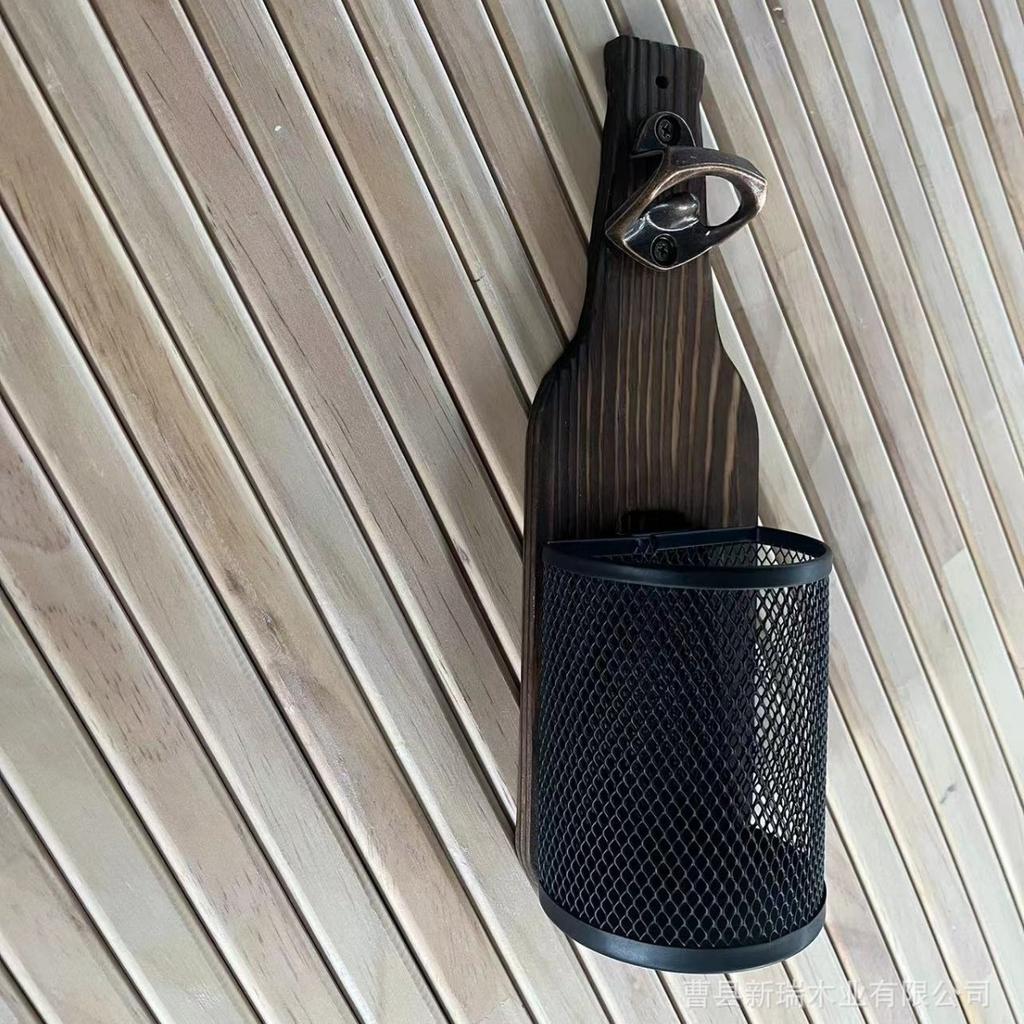 Wall Mounted Bottle Opener Creative Beer Opener Kitchen Bar Decor Cap Catcher Wall Mount Bottle Opener Perfect For Home Bar And Kitchen Accessories