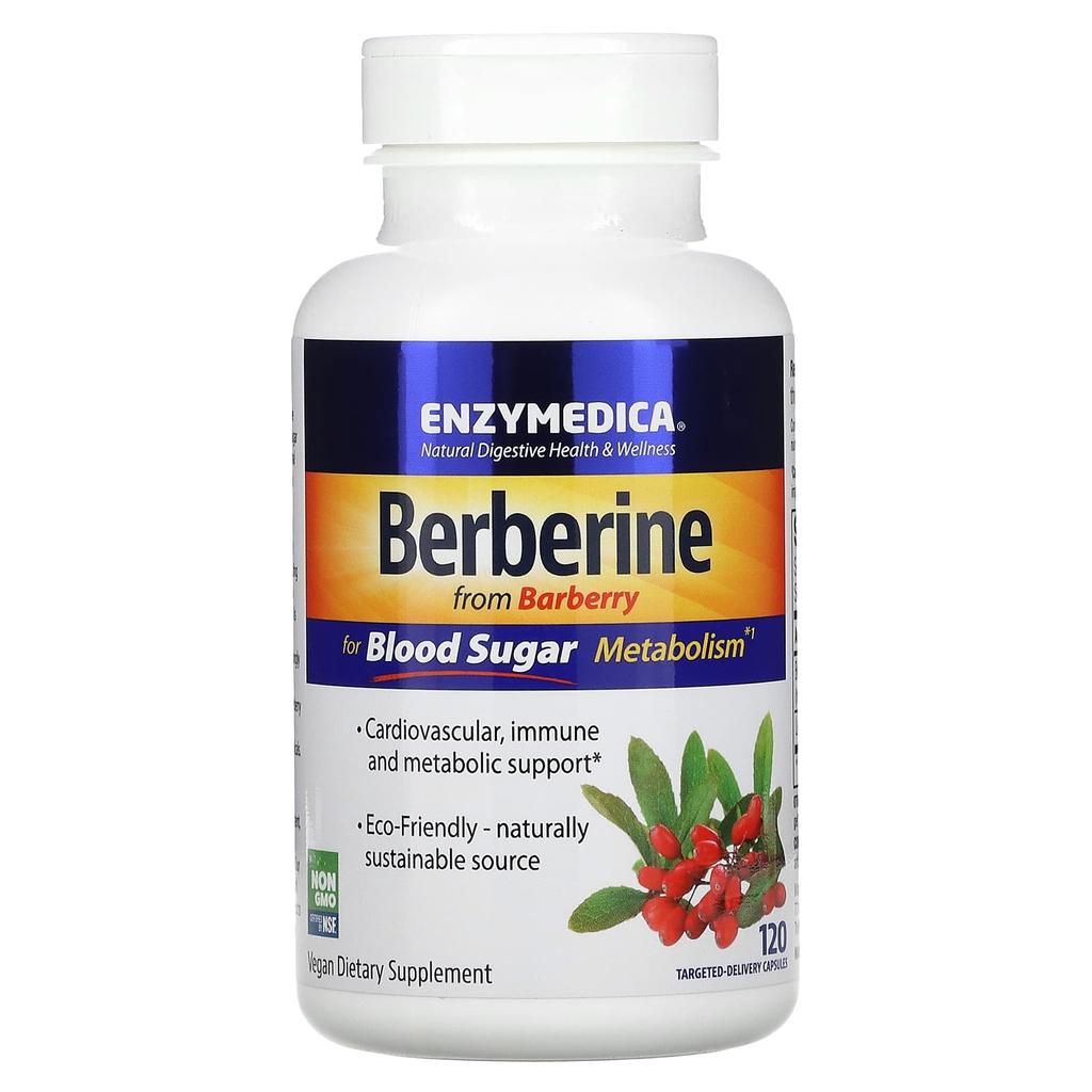 Enzymedica Berberine, 120 Targeted Delivery Capsules