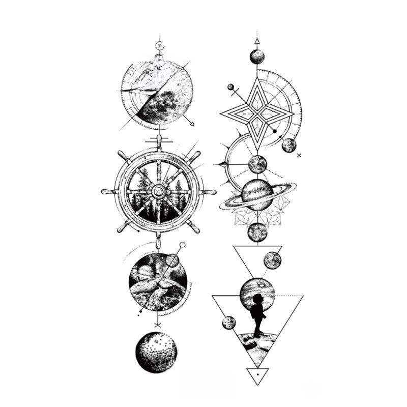 Водонепроницаемые наклейки для татуировки: Новые свежие стили и настраиваемые наборы