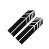 4 PCS Rearview Mirror Carbon Fiber Style Sticker Stripe Decal Car Accessories