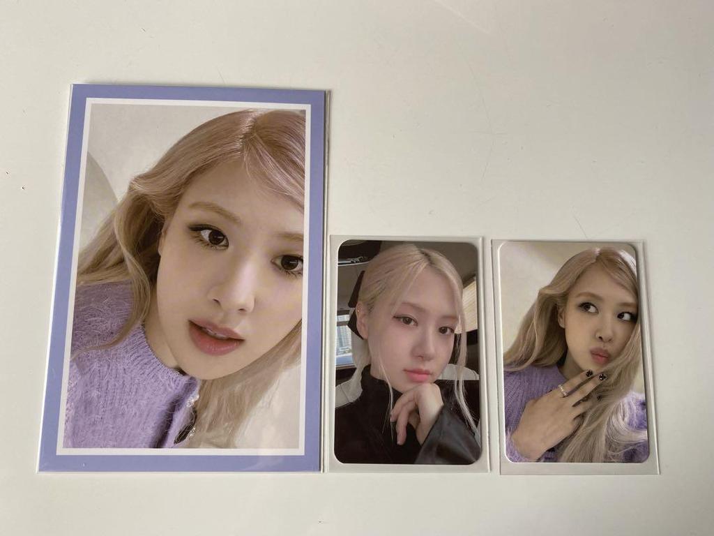 [USED] BLACKPINK Trading Card Postcard Rosé