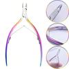 Nail Cuticle Nipper Scissors Stainless Steel Manicure Colorful Clipper Dead Skin Remover Pedicure Eagle Beak Pliers