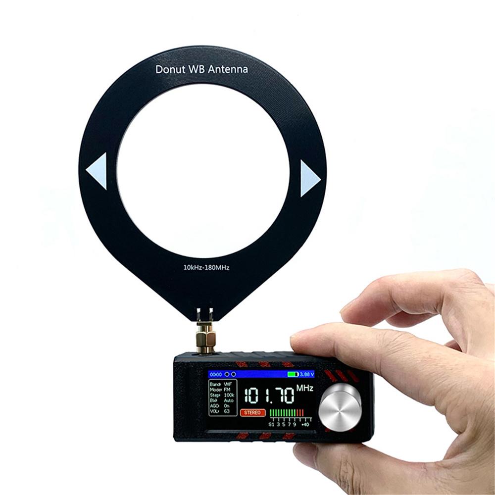 Mini Full-band DSP Radio Receiver Built-in Hi-Z Support FM AM SSB LSB USB Mode