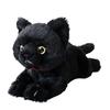 Sunlemon Knee Cat Black SS 11 X 12 X 29cm Stuffed Animal P-8032