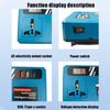 120W Lithium Battery Inverter 3 USB Ports DC 21V To 220V Power Converter Transformer Smart Multifunction Inverter Adapter
