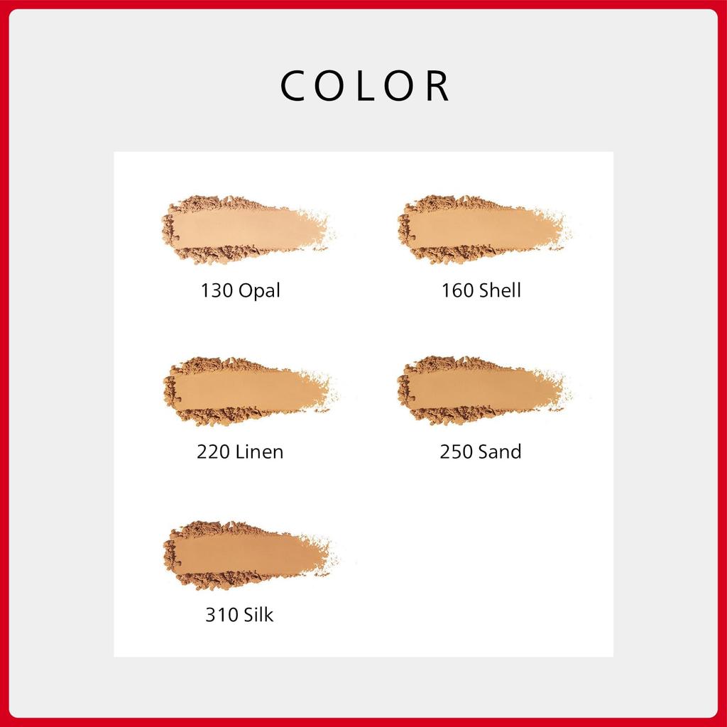 SHISEIDO Makeup Synchro Skin Custom Finish Powder Foundation 310 Silk SPF35 Foundation Powder Unscented Uneven Color Cover Transparent Makeup