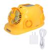 Solar Fan Hard Hat with Light Multifunctional Security Ventilation Helmet for Decoration