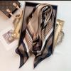 Luxury Brand Scarves for Women Shawl Print Silk Satin Hijab Scarf Female Bandana 70*70cm Square Shawls Scarfs For Ladies