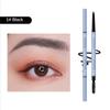 Double Head Eyebrow Pencil Small Triangle Slim Long-lasting Waterproof and Sweat Proof Natural Three-dimensional Color Student Makeup Beauty Products