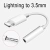 Supports Full System for IPhone Lightning To 3.5mm Earphone Headphone Jack Aux Adapter Cable Adapter