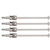 4pcs Universal Drive Shaft Steel Swing Shaft RC Accessory Fit for HSP 94111 110 RC CarSilver
