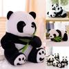Bear Kneeling Sitting Soft Cloth Toy Plush Panda Present Doll Stuffed Animals Cute Cartoon Pillow