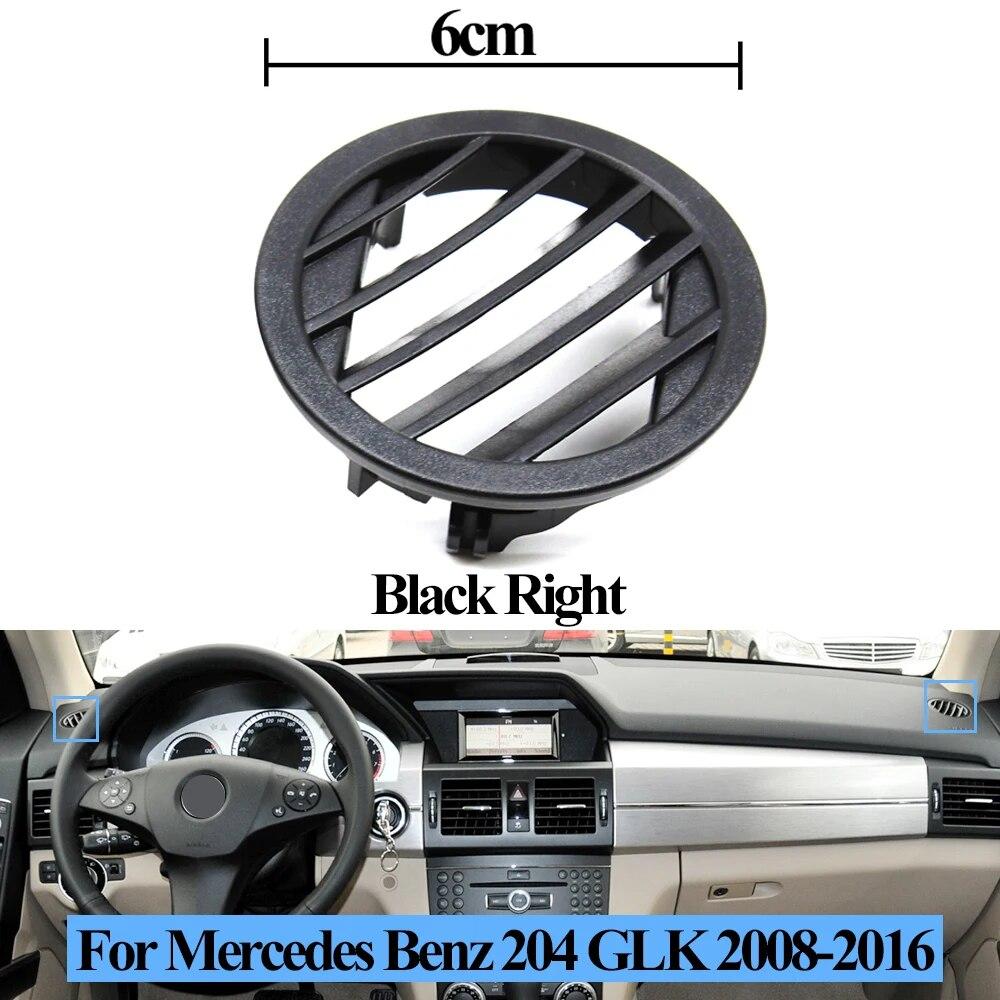 LHD RHD Black Car Dashboard Front Air Conditioning AC Vent Grill Panel For Mercedes Benz W204 X204C GLK Class 2007-2016