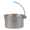 HIKING LIFE Camping Titanium Hanging Open Outdoor Storage Bag Capacity 1100ml Pot, Pot, Outdoor, Lightweight, Tableware, Fire, Cookware, Equipment,