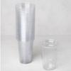 Clear Disposable Takeout Cups, 400 Ml — Pack of 25