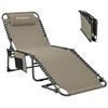 Summer Bed Folding Bed Cot 3way Simple Bed Outdoor 5 Adjustable Levels Comfortable Beach Chair 600D Oxford Load Capacity 120kg Small Items
