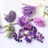 Purple Series Artificial Flower Cherry Stamens Berries Bundle DIY Cake Christmas Wedding Gift Box Wreaths Craft Decoration
