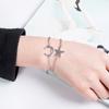 Alloy Fine Star Moon Bracelet 2 Color Bracelet for Women Pop Street Lady Jewelry
