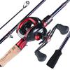 Комбинированные удочки и катушки Удочка для наживки 1,8 м/2,1 н с катушкой 17+1 BB для рыбалки в путешествиях