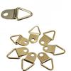 20Pc / Packaged Gold Brass Triangle Photo Frame Wall Hook Rings