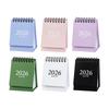 2026 New Year Mini Desk Calendar English Children's Desktop Planner Office Desk Assessories Pocket Notepad