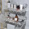 Punch-Free Suction Cup Shower & Bathroom Storage Rack