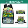 Singing Monsters My Childrens School Bag Three Piece Suit Suitable Gift For