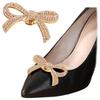 Sparkling Shoe Decoration Trendy Bowknot Shoe Accessory Versatile Shoe Clip Fashionable Crystal Shoe Buckles Charm