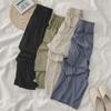 High-Waist Women's Wide-Leg Ice Silk Drape Pants - Summer Casual Loose Fit