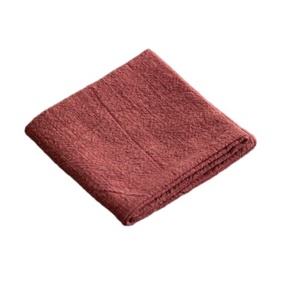 Linen Tea Towel Reusable Kitchen Towel Quick Dry Dish Towel Absorbent Lint-Free Hand Towel for Drying Dishes Glassware