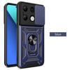 Funda for Redmi Note 13 4G Case Slide Camera Ring Stand Protect Phone Cover for Xiaomi Redmi Note 13 4G Armor Capa
