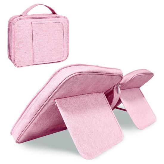 Zipper Binder Bag with Handle Large Capacity Waterproof Document File Binder Storage Organizer Multi-Pocket Portfolio Organizer Case