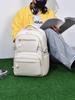 Korean Style Large Capacity Student Backpack - Simple Design for Junior High and College Students