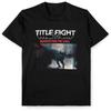 Vtg Title Fight Band Music Lover Heavy Cotton Black Unisex Tee Shirt
