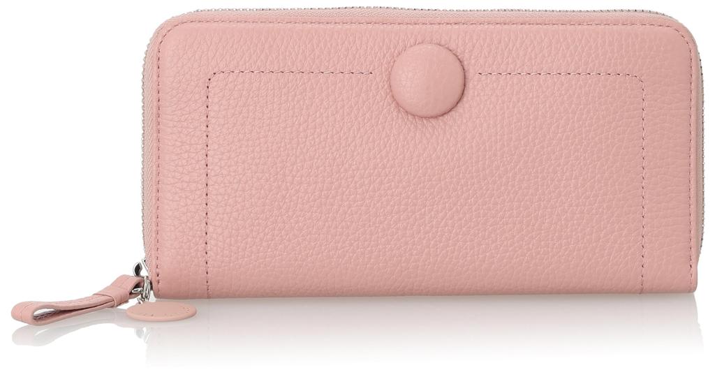Billfold Walnut Button Shrink Cowhide Retro JSLW3DT2 Pink [Jill Stuart] [Lunati]
