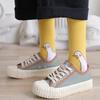 Soft Goose Duck Printed Socks Breathable Mid Tube Sock Funny Warm Socks  Women Men Universal