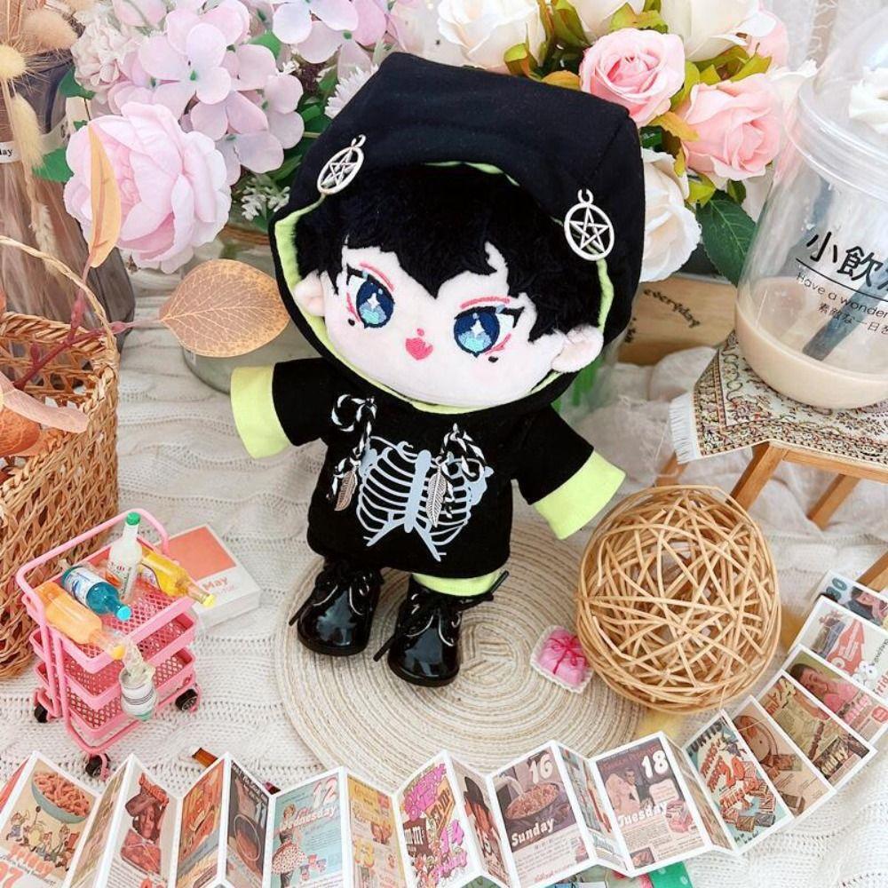 For 20cm Dolls For 1/12BJD Dolls Hoodies Clothes Handmade Hoodies Tops Shoes Sweatshirt Outfits