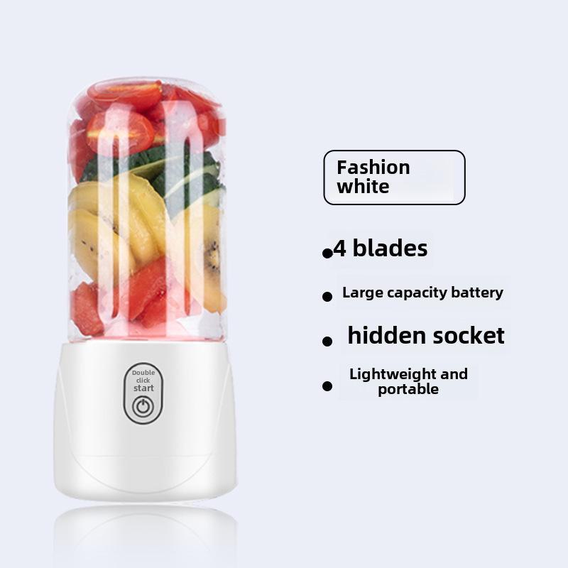 Portable Rechargeable Mini Juicer Cup - Household Multi-Function Wireless Blender