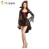 Halloween Adult Costume Stand-Up Collar Vampire Witch Game Uniform Temptation Stage Costume