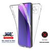 360 Clear Double Full Cover Case For Xiaomi Redmi Note 13 Note13 Pro Plus 4G 5G Shockproof Soft Silicone Front Back Cases