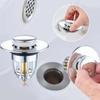 Bathroom Sink Plug Stopper Wash Basin Pop-Up Bounce Core Drain Filter Bathtub Hair Catcher Sink Strainer Sink Plug Stopper Bounce Up Drain Filter