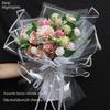 Tanabata Transparent Cellophane: Waterproof OPP Wrapping Paper with Colored Borders for Flower Arrangements
