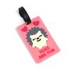 1pc Cartoon Animal PVC Luggage Tag Women Men Holiday Travel Accessories Suitcase Tags Name ID Address Lable Travel Luggage Tags