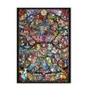 2000-piece Jigsaw Puzzle Disney & Disney Pixar Heroine Collection Stained Glass (73x102cm)