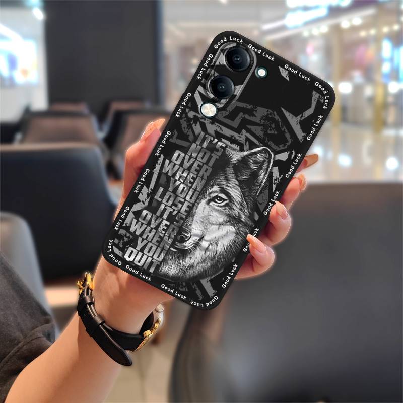 Anti-knock Cartoon Phone Case For VIVO Y04 4G/Y29S Graffiti Silicone Dirt-resistant Soft Case Shockproof Full Wrap TPU