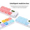 7-Day Pill Organizer Box Timer Weekly Pills Drug Container Smart Medicine Storage Alarm Box Weekly Pill Drug Container