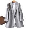 Women's Spring and Autumn Slim Suit Jacket Large Size Business Jacket Office Jacket